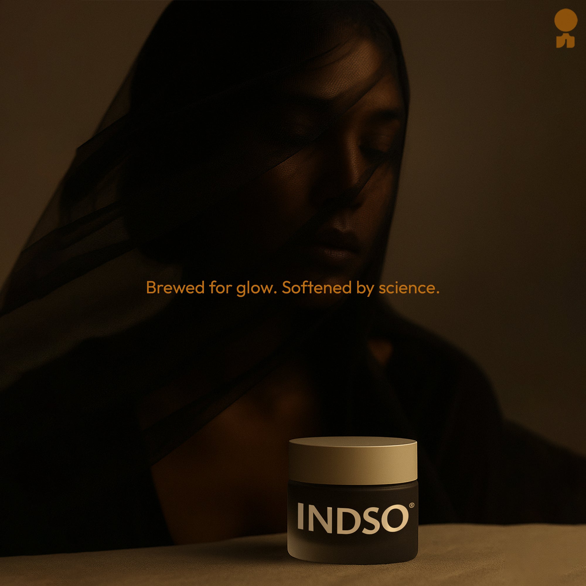 Coffee & Cocoa Gel with Niacinamide & Chamomile Extract