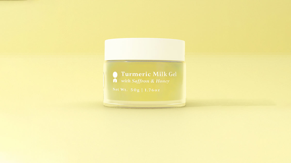 Turmeric Milk Gel with Saffron & Honey