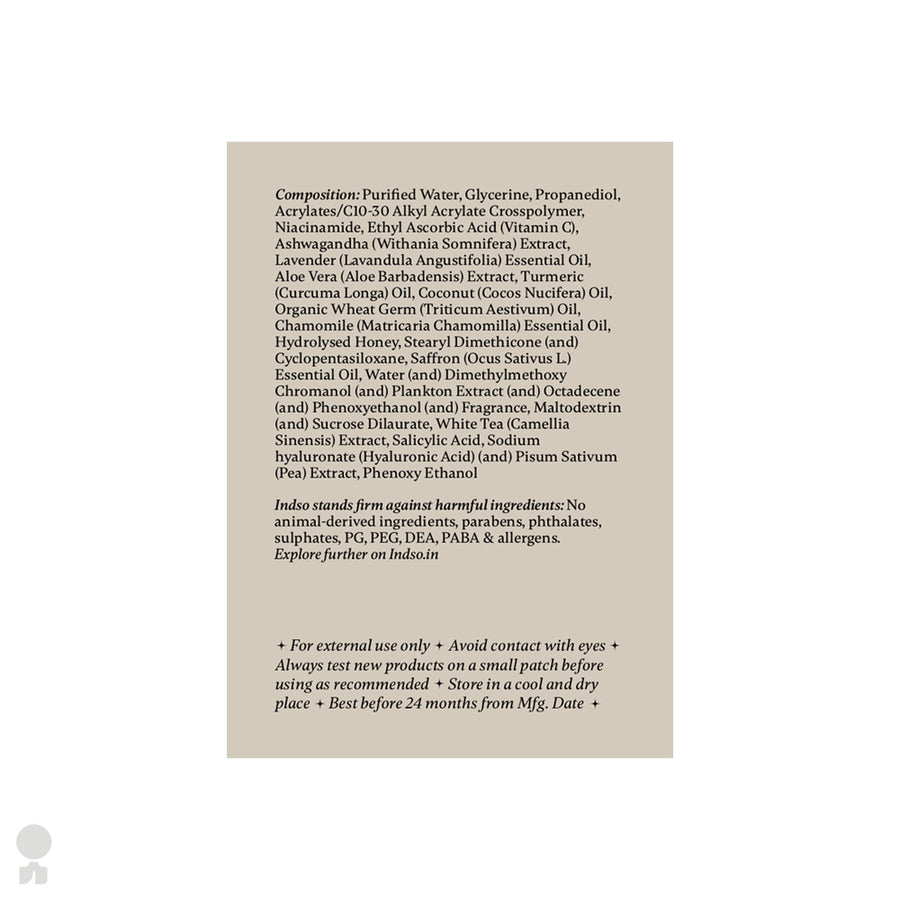 Ashwagandha Gel with Niacinamide & Hyaluronic Acid
