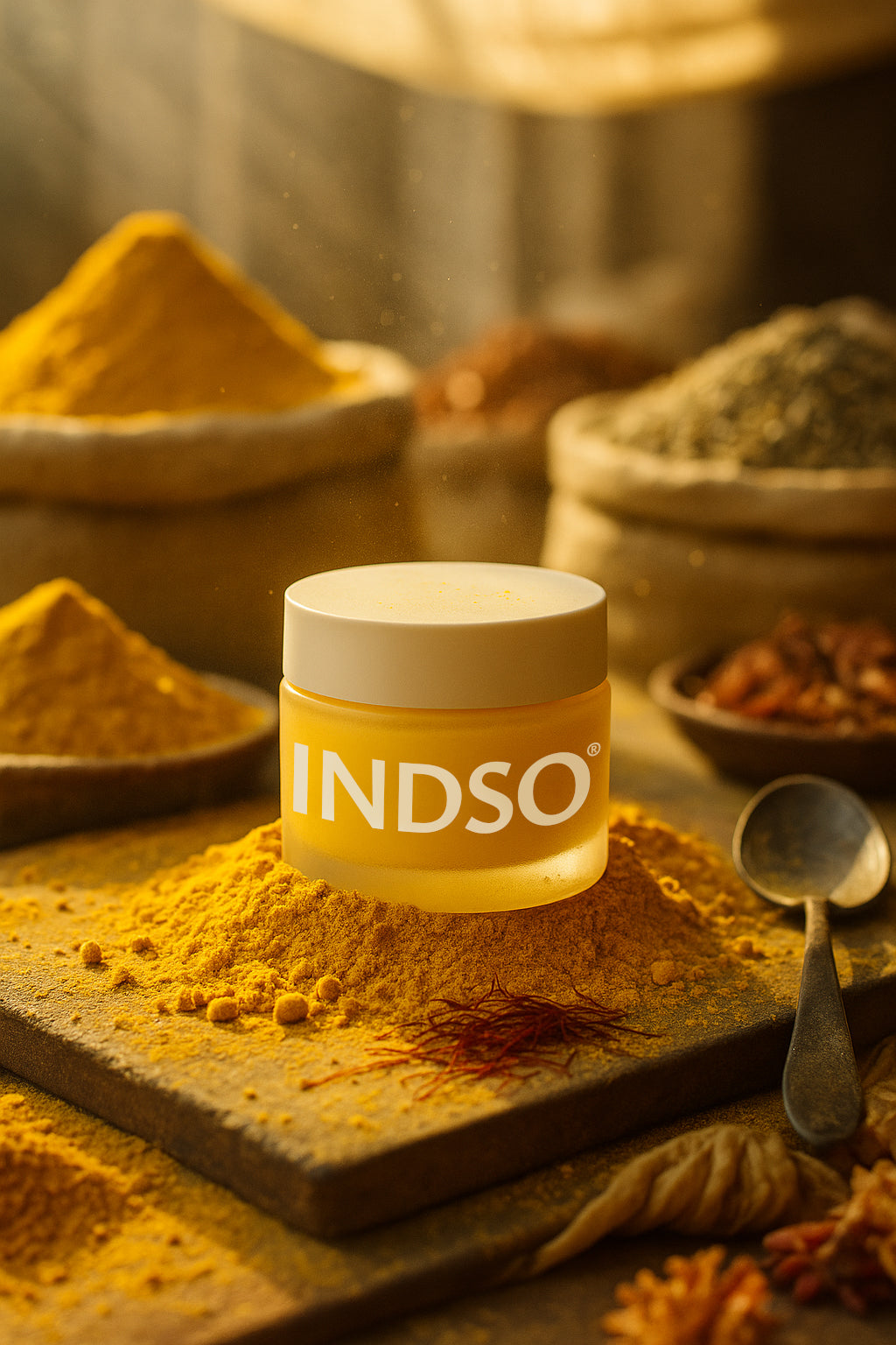 Turmeric Milk Gel with Saffron & Honey