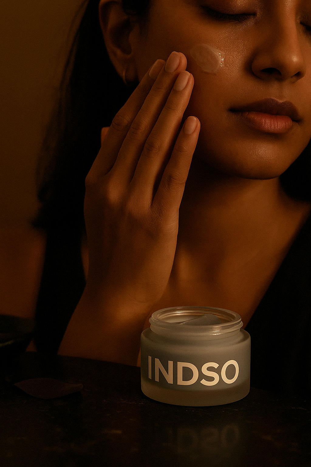 Black Lotus Night Gel with Retinol - INDSO