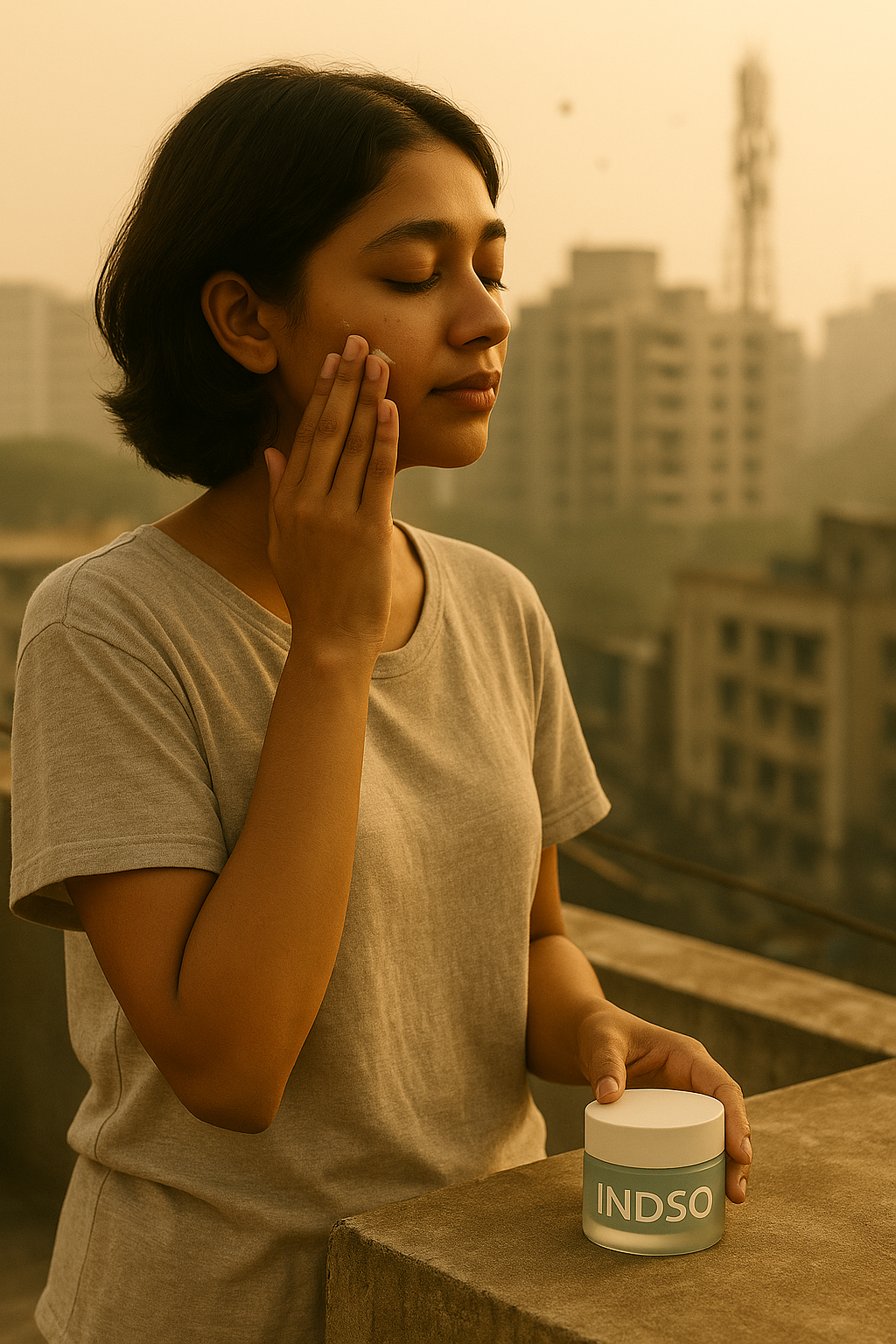 Anti-Pollution Gel Cream with Hydration Boosters - INDSO