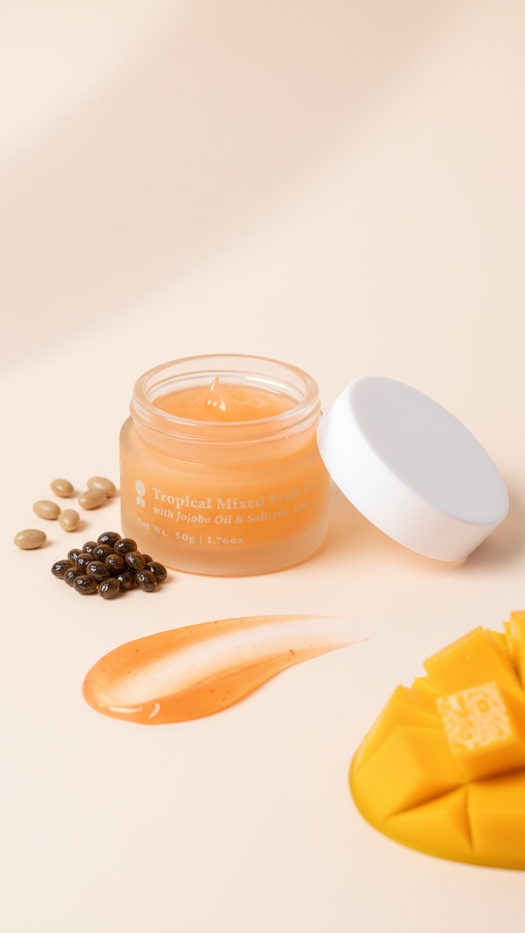 Tropical Mix Fruit Gel with Jojoba Oil & Salicylic Acid